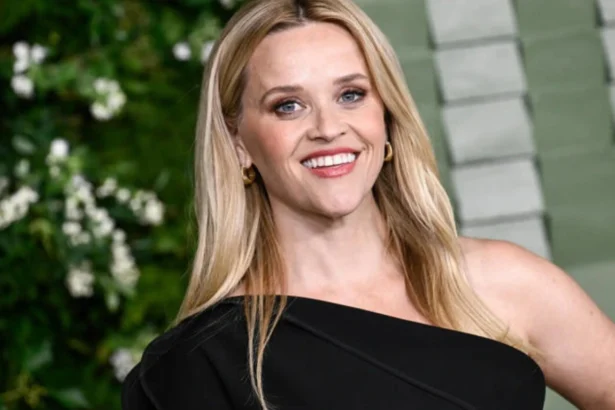 Reese Witherspoon and Oliver Haarmann attending the Elle premiere in New York City