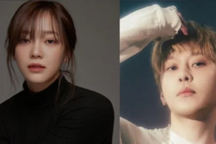 Collage of Korean celebrities including Kim Se-jeong Song Hye-kyo HyunA representing agency exits in 2026