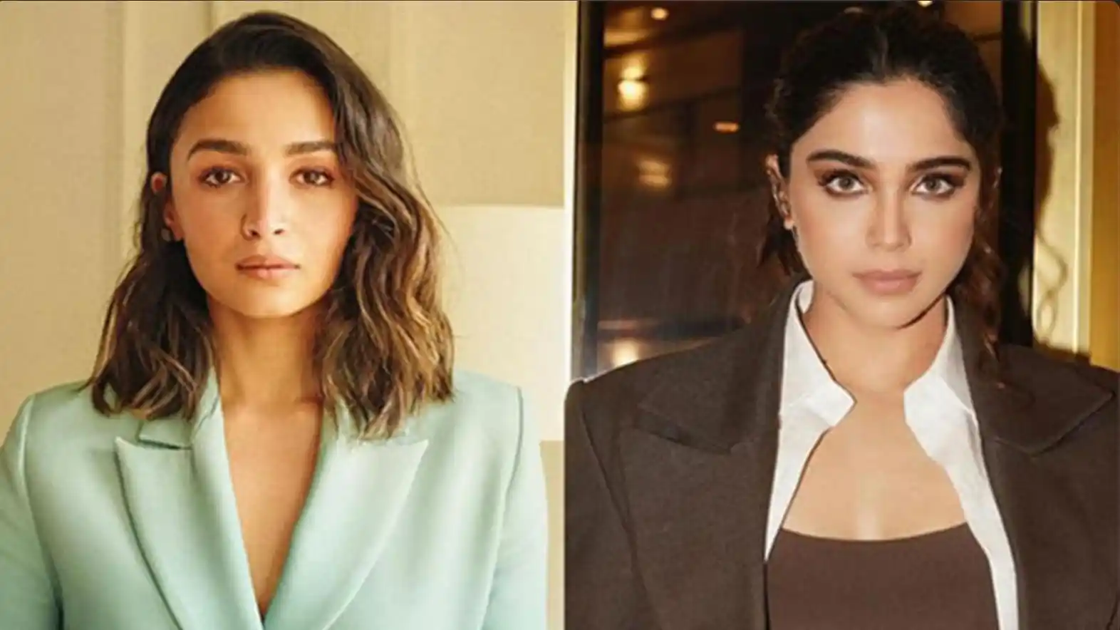 Alia Bhatt and Sharvari during promotions for YRF Spy Universe film Alpha