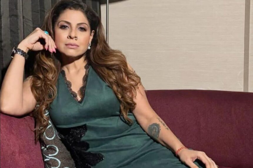 Tannaz Irani during a media interaction discussing the portrayal of women in Bollywood films.