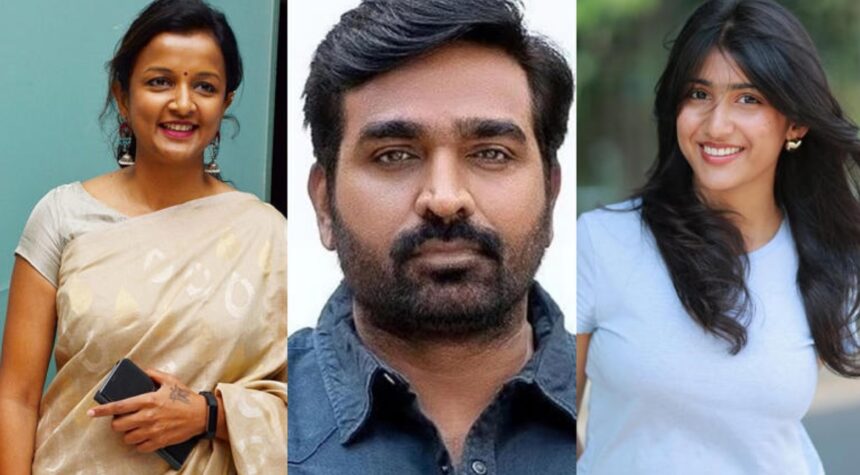 Vijay Sethupathi and Riya Shibu linked to an upcoming Tamil film directed by Kiruthiga Udhayanidhi