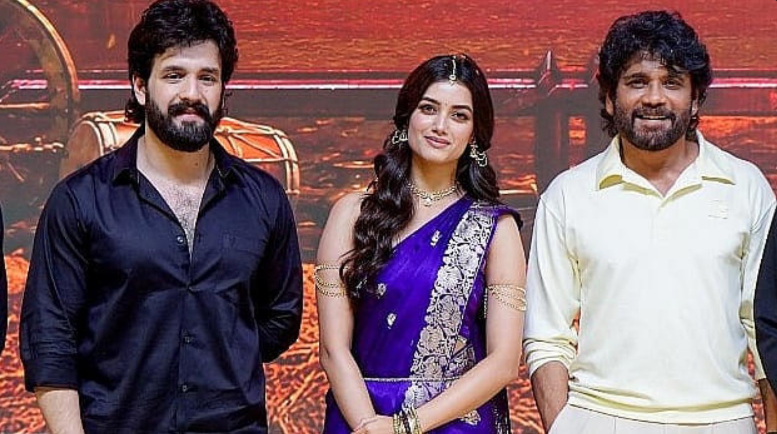 Nagarjuna Akkineni speaking at the pre-release event of Lenin starring Akhil Akkineni