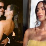 Brad Pitt and Ines de Ramon attending a celebrity event together