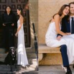 Paul Wesley and Natalie Kuckenburg at their intimate wedding ceremony in July 2026