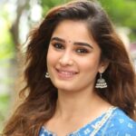 Rasha Thadani during promotions for her Telugu debut film Srinivasa Mangapuram