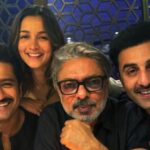 Ranbir Kapoor, Alia Bhatt and Vicky Kaushal in a promotional image for Love and War.
