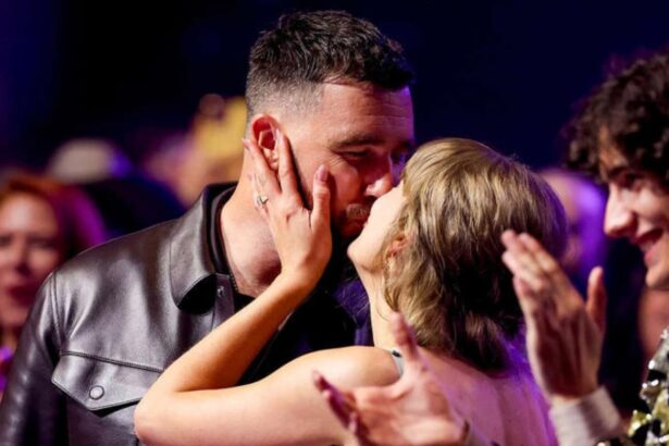 Taylor Swift and Travis Kelce Wedding: Reports Suggest 'Love Story' Was the Song That Accompanied the Couple Down the Aisle 18 Taylor Swift and Travis Kelce at a public event following reports about their wedding ceremony
