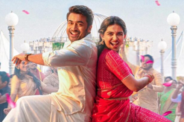 Suriya and Mamitha Baiju in Vishwanath And Sons during the film’s box office run