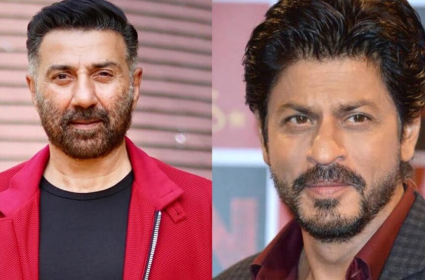 Sunny Deol and Shah Rukh Khan during their Darr era
