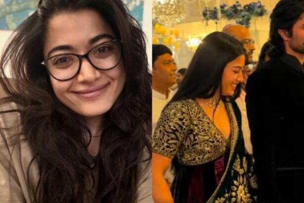 Rashmika Mandanna and Vijay Deverakonda arrive together after her hip injury