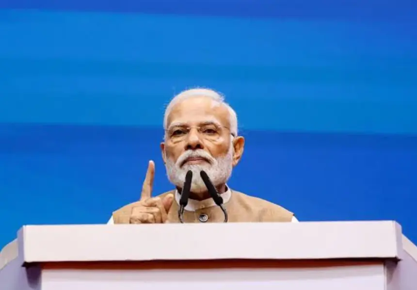 PM Modi speaks about mobile phones and digital governance at India Mobile Congress 2026