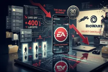 BioWare logo displayed on studio signage