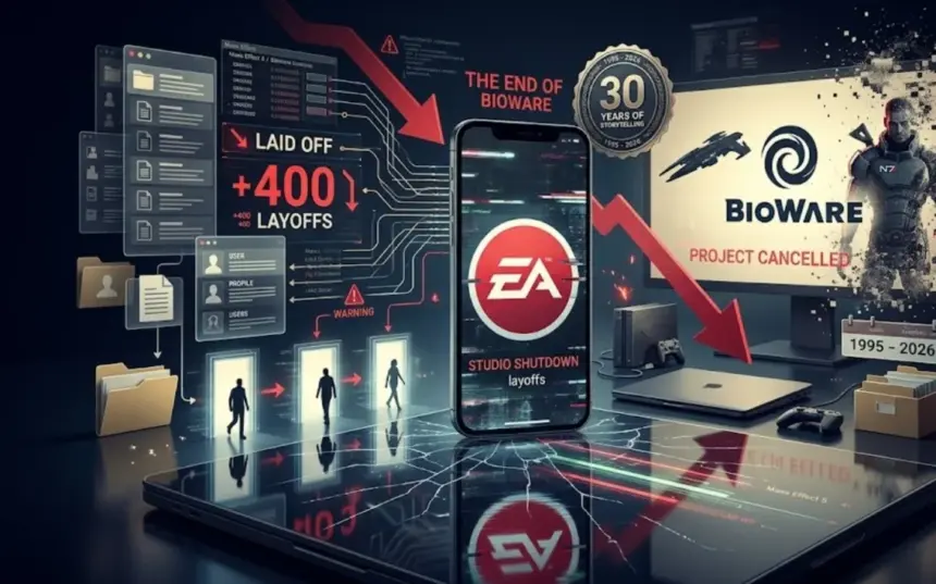 BioWare logo displayed on studio signage