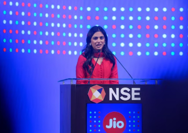Ambani family members attending Jio Platforms’ listing ceremony in Mumbai
