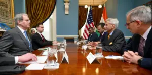 US Treasury Secretary Scott Bessent discussing proposed tariffs on India and China over Russian oil imports