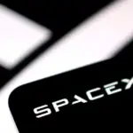 SpaceX Falcon 9 rocket launching as the company expands its Starlink satellite internet and AI businesses.